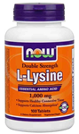 NOW Foods L-Lysine Double Strength 1,000 mg 100 Tablets