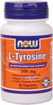 NOW Foods L-Tyrosine 500 mg 60 Capsules