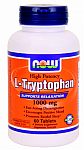 NOW Foods L-Tryptophan 1,000 mg 60 Tablets