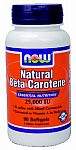 NOW Foods Beta Carotene 25,000 IU 90 Softgels