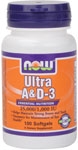 NOW Foods Ultra Vitamin A & D-3 100 Softgels