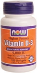 NOW Foods Vitamin D-3 5,000 IU 120 Softgels