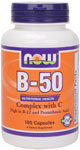 NOW Foods B-50 with C 100 Capsules