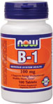 NOW Foods B-1 100 mg 100 Tablets