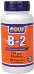 NOW Foods B-2 100 mg 100 Capsules