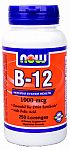 NOW Foods B-12 1000 mcg Sublingual 250 Lozenges