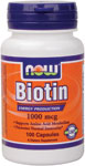 NOW Foods Biotin 1,000 mcg 100 Capsules