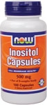 NOW Foods Inositol Capsules 500 mg 100 Capsules