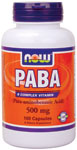 NOW Foods PABA 500 mg 100 Capsules