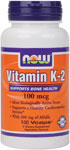 NOW Foods Vitamin K-2 100 mcg 100 Vcaps