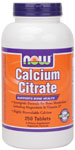 NOW Foods Calcium Citrate 250 Tablets