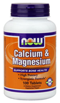 NOW Foods Calcium & Magnesium 100 Tablets