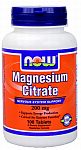 NOW Foods Magnesium Citrate 200 mg 100 Tablets