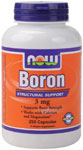 NOW Foods Boron 3 mg 250 Capsules