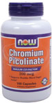 NOW Foods Chromium Picolinate 200 mcg 100 Capsules