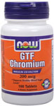 NOW Foods GTF Chromium 200 mcg 100 Tablets