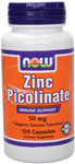 NOW Foods Zinc Picolinate 50 mg 60 Capsules