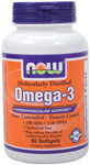 NOW Foods Omega-3 Molecularly Distilled 1,000mg  90 Softgels