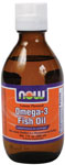 NOW Foods Omega-3 Fish Oil Molecularly Distilled 7 Ounces (200 ml)