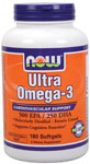 NOW Foods Ultra Omega-3 180 Softgels