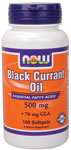 NOW Foods Black Currant Oil 500 mg 100 Softgels