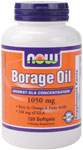 NOW Foods Borage Oil 240 mg GLA 120 Softgels