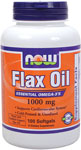 NOW Foods Organic Flax Oil 100 Softgels