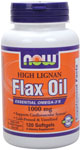 NOW Foods Flax Seed Oil 1,000 mg 120 Softgels