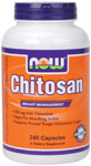 NOW Foods Chitosan 500 mg + Chromium 240 Capsules