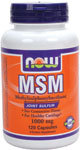 NOW Foods MSM 1,000 mg 120 Capsules