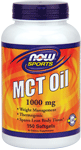 NOW Foods MCT Oil 1,000 mg 150 Softgels