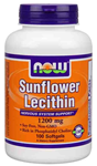 NOW Foods Sunflower Lecithin 1,200 mg 100 Softgels