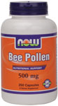 NOW Foods Bee Pollen Caps 500 mg 250 Capsules