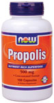 NOW Foods Propolis 500 mg 100 Capsules