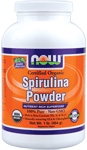 NOW Foods Spirulina Powder Certified Organic 1 Pound (454 g)