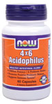 NOW Foods 4 X 6 Acidophilus 60 Capsules