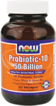 NOW Foods Probiotic-10™ 50 Billion 50 Vcaps