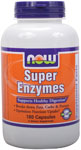 NOW Foods Super Enzymes Caps 180 Capsules