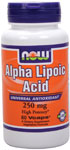 NOW Foods Alpha Lipoic Acid 250 mg 60 Capsules