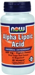 NOW Foods Alpha Lipoic Acid 600 mg  60 Vcaps