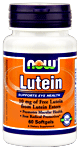 NOW Foods Lutein 10 mg 60 Softgels