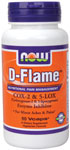 NOW Foods D-Flame COX-2 & 5-LOX Enzyme Inhibitor 90 Vcaps