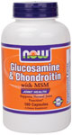 NOW Foods Glucosamine & Chodroitin Plus MSM 180 Capsules