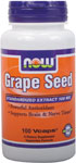 NOW Foods Grape Seed 100 mg 100 Capsules