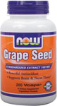 NOW Foods Grape Seed 100 mg 200 Capsules
