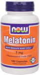 NOW Foods Melatonin 3 mg 180 Capsules