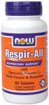 NOW Foods Respir-All 60 Tablets