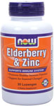 NOW Foods Elder-Zinc 30 Lozenges