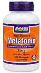 NOW Foods Melatonin 5 mg 180 Vcaps