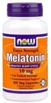 NOW Foods Melatonin Extra Strength 10 mg 100 Veg Caps